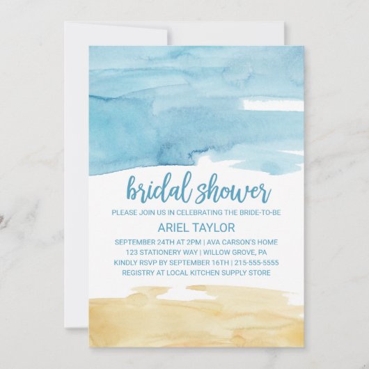 Brautparty Einladung (Vorderseite)