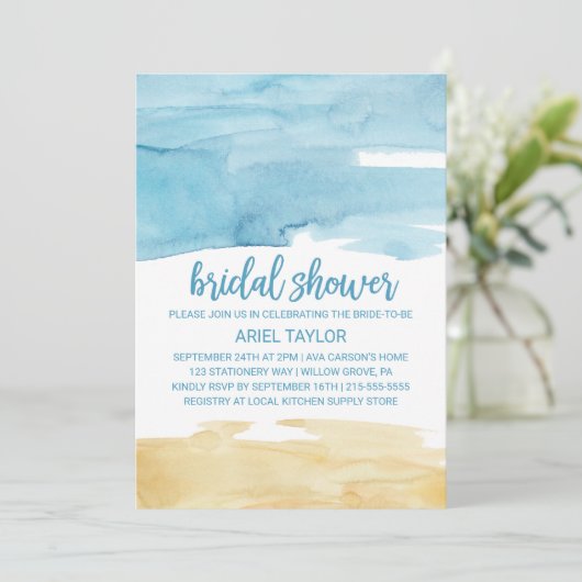 Brautparty Einladung (Stehend Vorderseite)