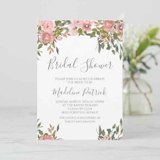 Brautparty Einladung (Stehend Vorderseite)