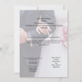 Brautparty Einladung (Rückseite)