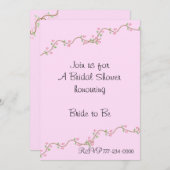 Brautparty Einladung (Vorne/Hinten)