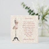 Brautparty Einladung (Stehend Vorderseite)