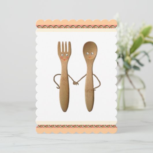 Brautparty Einladung (Stehend Vorderseite)