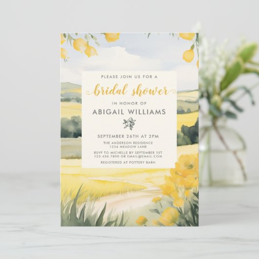 Brautparty Einladung (Stehend Vorderseite)