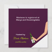 Brautparty Einladung (Rückseite)