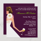 Brautparty Einladung (Vorne/Hinten)