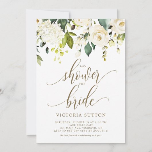 Brautparty Einladung (Vorderseite)