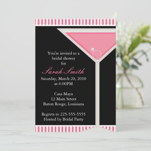 Brautparty Einladung (Stehend Vorderseite)