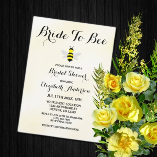 Brautparty Einladung