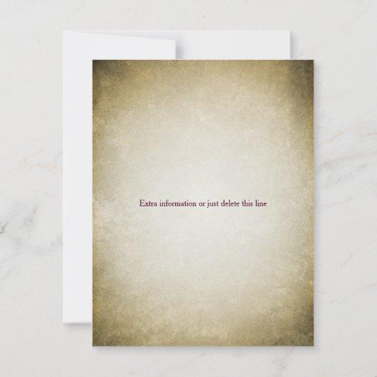 Brautparty Einladung (Rückseite)