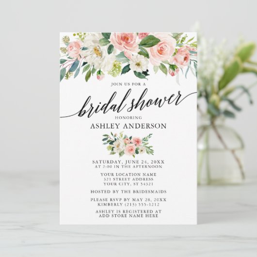 Brautparty Einladung (Stehend Vorderseite)