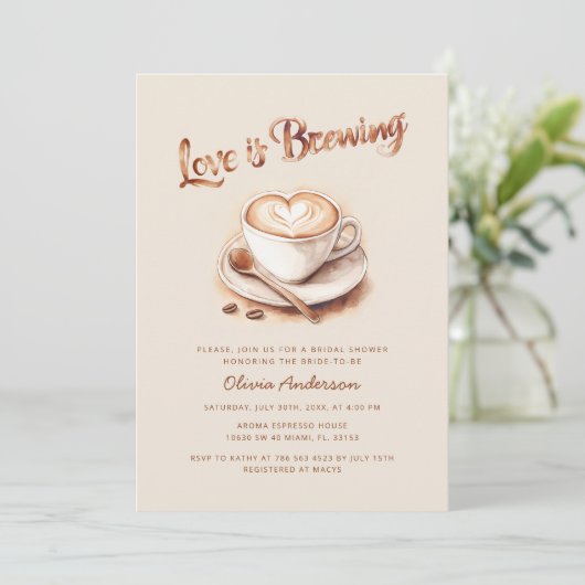 Brautparty Einladung (Stehend Vorderseite)