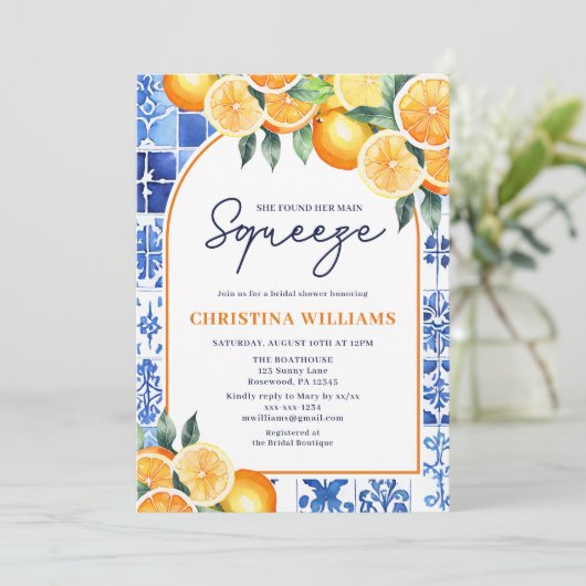 Brautparty Einladung (Stehend Vorderseite)