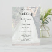 Brautparty Einladung (Stehend Vorderseite)