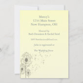 Brautparty Einladung (Rückseite)