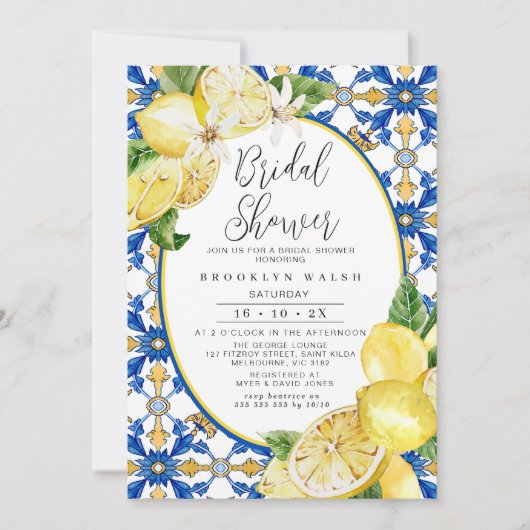 Brautparty Einladung (Vorderseite)