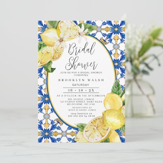 Brautparty Einladung (Stehend Vorderseite)