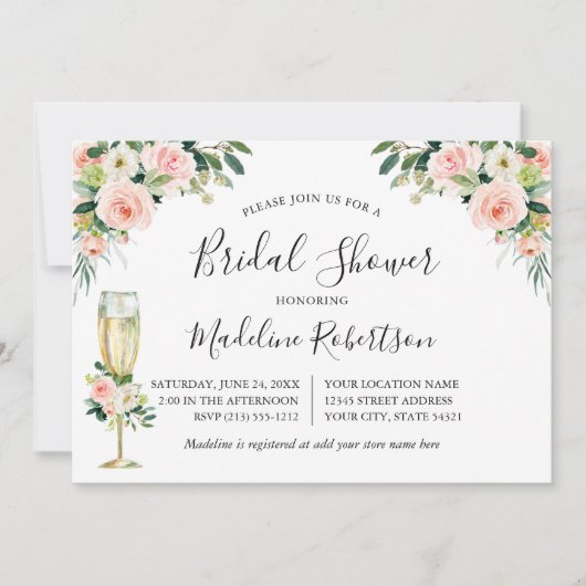 Brautparty Einladung (Vorderseite)