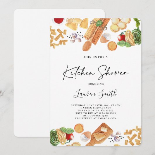 Brautparty Einladung (Vorne/Hinten)