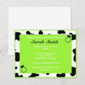 Brautparty Einladung (Vorne/Hinten)