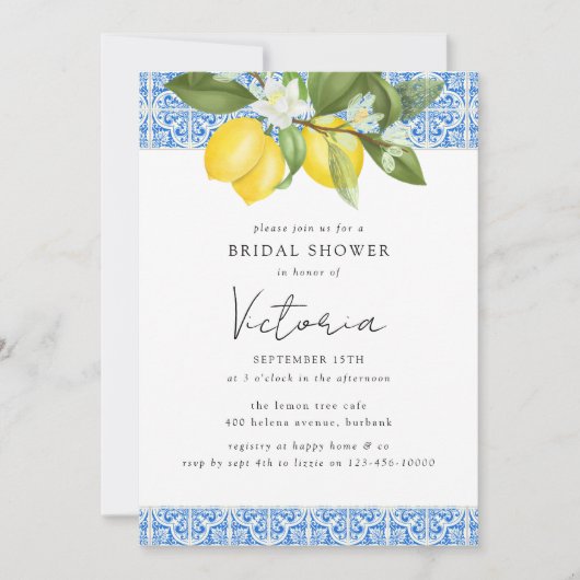 Brautparty Einladung (Vorderseite)