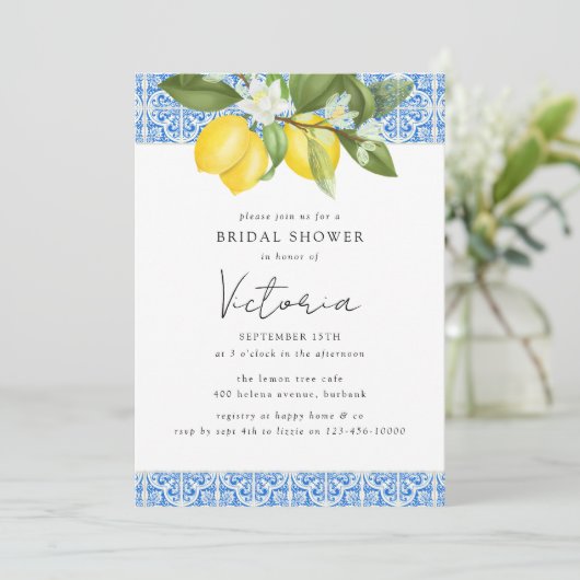 Brautparty Einladung (Stehend Vorderseite)