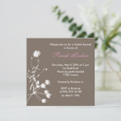 Brautparty-Einladung Einladung (Stehend Vorderseite)