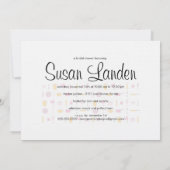 Brautparty-Einladung Einladung (Rückseite)