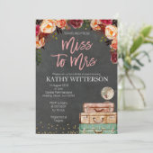 Brautparty-Einladung Einladung (Stehend Vorderseite)