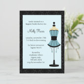 Brautparty-Einladung Einladung (Stehend Vorderseite)