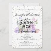 Brautparty Einladung | Frau Future (Vorderseite)