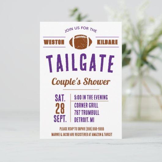 Brautparty-Einladung für Fußballtrainer Einladung (Stehend Vorderseite)