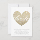 Brautparty Einladung | Heart Fab Bridge Skript (Vorderseite)