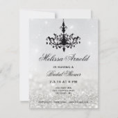 Brautparty Einladung | Kronier Silver (Vorderseite)