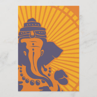 Brautparty-Einladung Lord-Ganesh Einladung