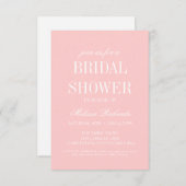 Brautparty-Einladung| Reklame Einladung (Vorne/Hinten)