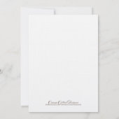 Brautparty-Einladung - Tee Einladung (Rückseite)