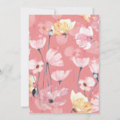 Brautparty | Einladung von Pink Poppies (Rückseite)