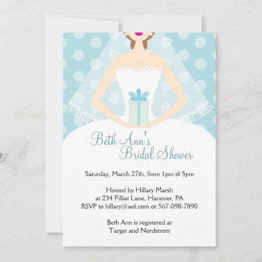 Brautparty-Einladungen Einladung (Vorderseite)