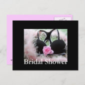 Brautparty Einladungspostkarte (Vorne/Hinten)