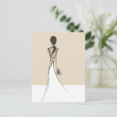 Brautparty Einladungspostkarte (Stehend Vorderseite)