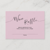 Brautparty Einschließkarten in modernem Design. Begleitkarte (Vorderseite)