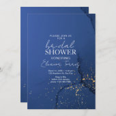 Brautparty Elegante Hochzeit Einladung, Moderne Einladung (Vorne/Hinten)