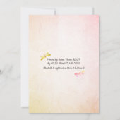 Brautparty Elegante Liebe Herzdrachenmatische Paar Einladung (Rückseite)