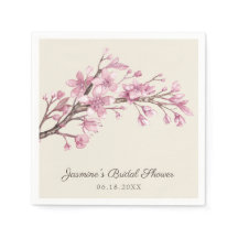 Brautparty Elegante Rosa Kirschblüten