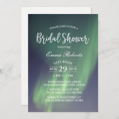 Brautparty Elegante Sommernacht Aurora Einladung (Vorne/Hinten)