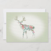 Brautparty-elegante wilde einladung (Rückseite)