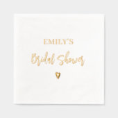 Brautparty Elegantes Mittelklassehotel Servietten Mit Folie (Vorderseite)