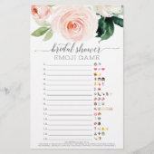 Brautparty Emoji Game Blushing Blogs (Vorderseite)