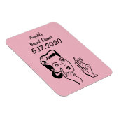 Brautparty-Erinnerung oder Keepake-Magnet Magnet (Rechte Seite)